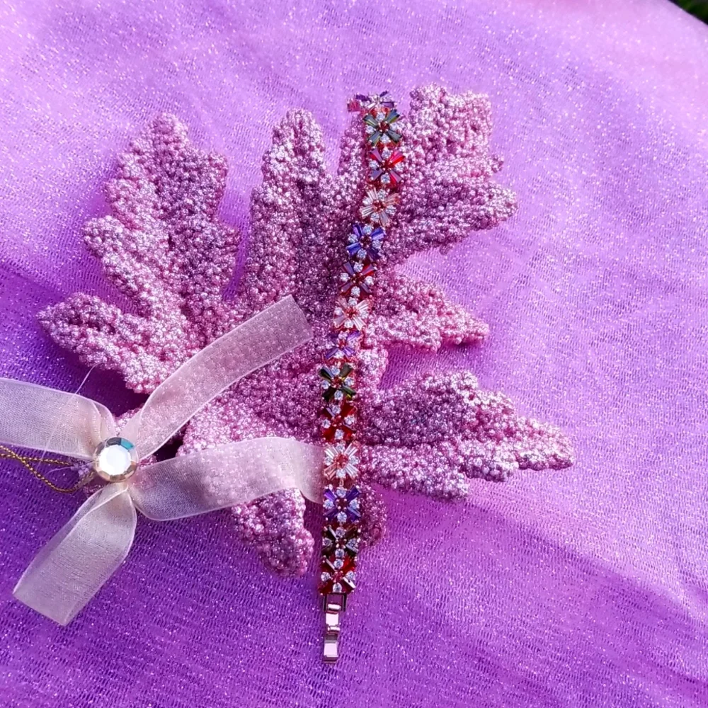 Gold Plated Multicolor Cubic Zirconia Gemstone Bracelet NWOT - Picture 4 of 10